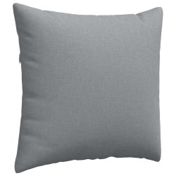 Coussins de canapé 2 pcs Gris clair 45 x 45 cm tissu 519159519159