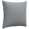 Coussins de canapé 2 pcs Gris clair 45 x 45 cm tissu 519159519159