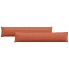 Coussins de canapé 2 pcs Rouge orange 200 x 40 cm 519160519160