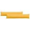 Coussins de canapé 2 pcs Jaune clair 200 x 40 cm 519161519161