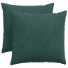 Coussins de canapé 2 pcs Vert foncé 50 x 50 cm 519162519162