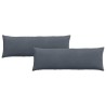 Coussins de canapé 2 pcs Gris foncé 120 x 40 cm 519165519165