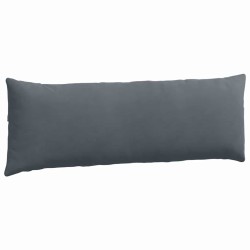 Coussins de canapé 2 pcs Gris foncé 120 x 40 cm 519165519165
