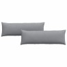 Coussins de canapé 2 pcs Gris clair 120 x 40 cm tissu 519167519167