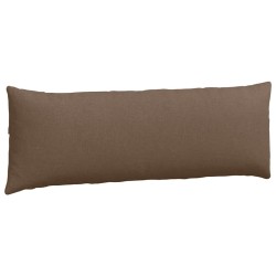 Coussins de canapé 2 pcs Marron 120 x 40 cm tissu 519169519169