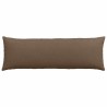 Coussins de canapé 2 pcs Marron 120 x 40 cm tissu 519169519169