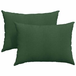 Coussins de canapé 2 pcs Vert foncé 70 x 50 cm 519171519171