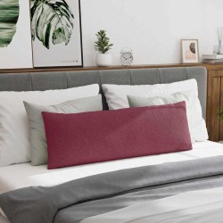 Coussins de canapé 2 pcs Bordeaux 120 x 40 cm tissu 519173519173