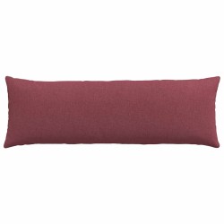 Coussins de canapé 2 pcs Bordeaux 120 x 40 cm tissu 519173519173