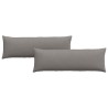Coussins de canapé 2 pcs Taupe 120 x 40 cm tissu 519175519175