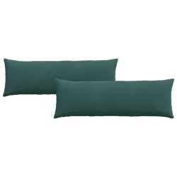 Coussins de canapé 2 pcs Vert foncé 120 x 40 cm 519176519176