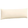 Coussins de canapé 2 pcs Crème 120 x 40 cm 519178519178