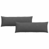Coussins de canapé 2 pcs Gris foncé 120 x 40 cm 519180519180