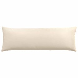Coussins de canapé 2 pcs Beige 120 x 40 cm tissu 519182519182