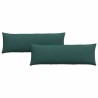 Coussins de canapé 2 pcs Vert foncé 120 x 40 cm tissu 519185519185