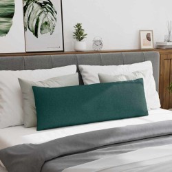 Coussins de canapé 2 pcs Vert foncé 120 x 40 cm tissu 519185519185