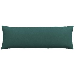 Coussins de canapé 2 pcs Vert foncé 120 x 40 cm tissu 519185519185