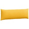 Coussins de canapé 2 pcs Jaune clair 120 x 40 cm 519187519187