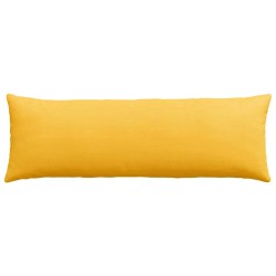 Coussins de canapé 2 pcs Jaune clair 120 x 40 cm 519187519187