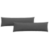 Coussins de canapé 2 pcs Gris foncé 145 x 40 cm 519189519189
