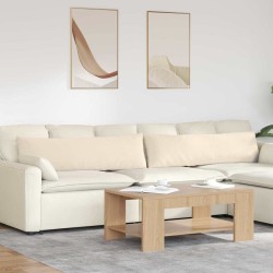 Coussins de canapé 2 pcs Beige 145 x 40 cm tissu 519191519191