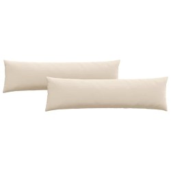 Coussins de canapé 2 pcs Beige 145 x 40 cm tissu 519191519191