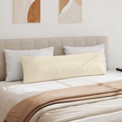 Coussins de canapé 2 pcs Beige 145 x 40 cm tissu 519191519191