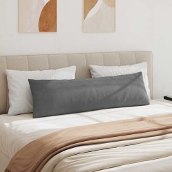 Coussins de canapé 2 pcs Gris foncé 145 x 40 cm tissu 519194519194