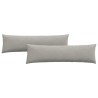 Coussins de canapé 2 pcs Gris clair 145 x 40 cm tissu 519195519195