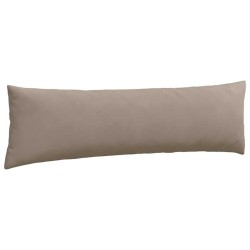Coussins de canapé 2 pcs Taupe 145 x 40 cm tissu 519196519196