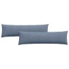 Coussins de canapé 2 pcs Bleu 145 x 40 cm 519197519197