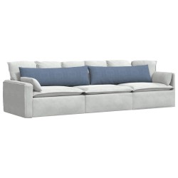 Coussins de canapé 2 pcs Bleu 145 x 40 cm 519197519197