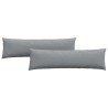Coussins de canapé 2 pcs Gris clair 145 x 40 cm tissu 519198519198