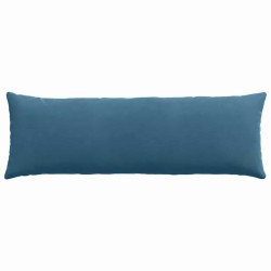 Coussins de canapé 2 pcs Bleu 120 x 40 cm 519200519200