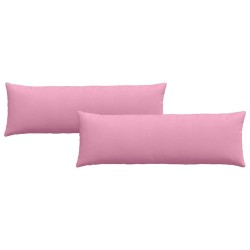 Coussins de canapé 2 pcs Rose 120 x 40 cm tissu 519201519201