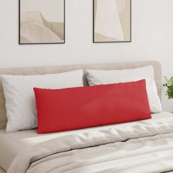 Coussins de canapé 2 pcs Rouge 120 x 40 cm tissu 519203519203