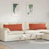 Coussins de canapé 2 pcs Rouge orange 120 x 40 cm 519204519204