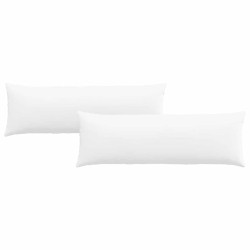 Coussins de canapé 2 pcs Blanc 120 x 40 cm tissu 519205519205