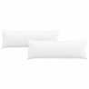 Coussins de canapé 2 pcs Blanc 120 x 40 cm tissu 519205519205