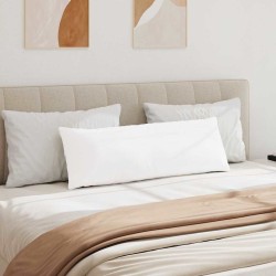 Coussins de canapé 2 pcs Blanc 120 x 40 cm tissu 519205519205