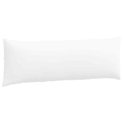Coussins de canapé 2 pcs Blanc 120 x 40 cm tissu 519205519205