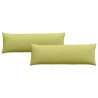 Coussins de canapé 2 pcs Vert clair 120 x 40 cm tissu 519206519206