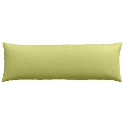 Coussins de canapé 2 pcs Vert clair 120 x 40 cm tissu 519206519206