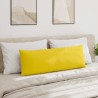 Coussins de canapé 2 pcs Jaune clair 120 x 40 cm tissu 519207519207