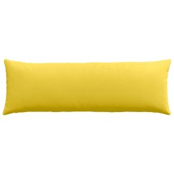 Coussins de canapé 2 pcs Jaune clair 120 x 40 cm tissu 519207519207