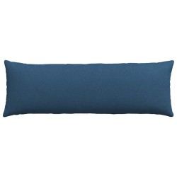 Coussins de canapé 2 pcs Bleu 120 x 40 cm tissu 519208519208