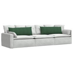 Coussins de canapé 2 pcs Vert foncé 120 x 40 cm 519209519209