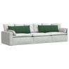 Coussins de canapé 2 pcs Vert foncé 120 x 40 cm 519209519209