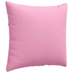 Coussins de canapé 2 pcs Rose 50 x 50 cm tissu 519211519211