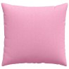 Coussins de canapé 2 pcs Rose 50 x 50 cm tissu 519211519211